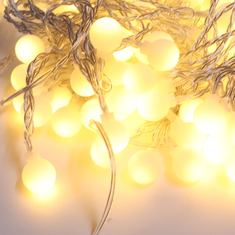 Ball String Lights Waterproof USB Port Power Supply LED Decorative