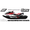 Stiffie Uniline Brown 3" Boat & PWC Registration Decals •