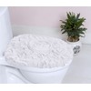 Home Weavers Bell Flower Toilet Lid Cover – 18"x18", 100%