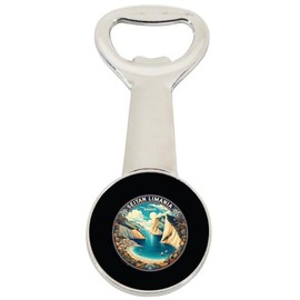 Seitan Limania Greece Souvenir Destination Magnetic Bottle Opener Single