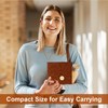 WEEKSUN A5 Leather Notebook, Round Buckle Magnetic Retro Executive Notebooks