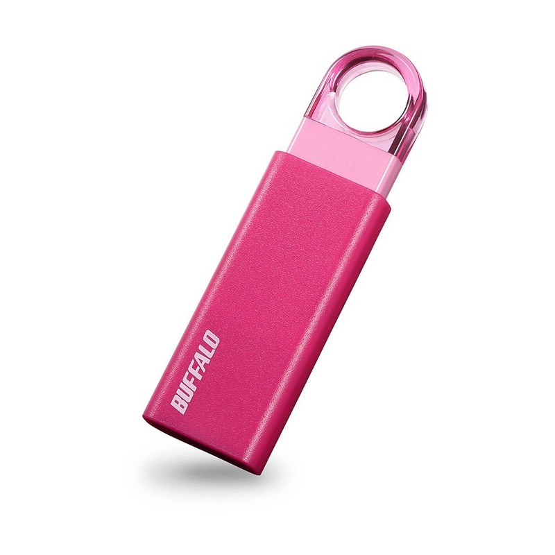 BUFFALO KNOCK SLIDE USB 3.1 (Gen1) USB Memory 16GB Pink