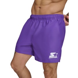 Starter Men's Standard Quick Dry Lightweight Volley Swim Trunk, Purple
