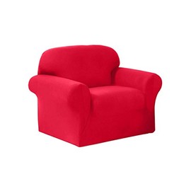 Madison Jersey Sofa Slipcover, Red
