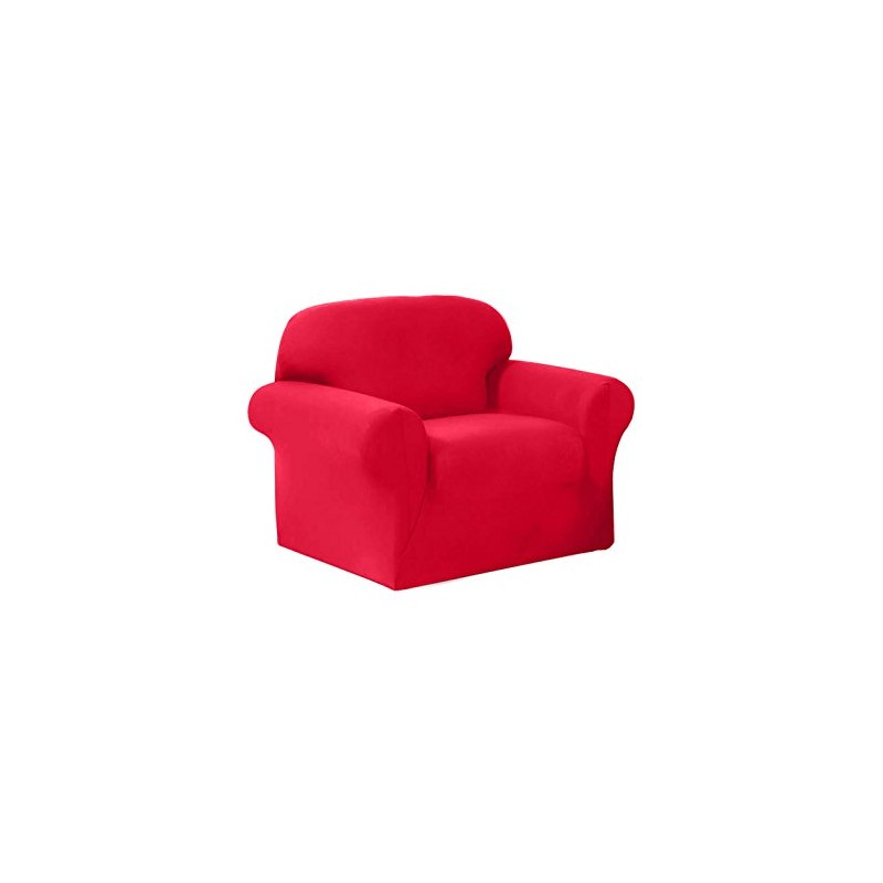Madison Jersey Sofa Slipcover, Red