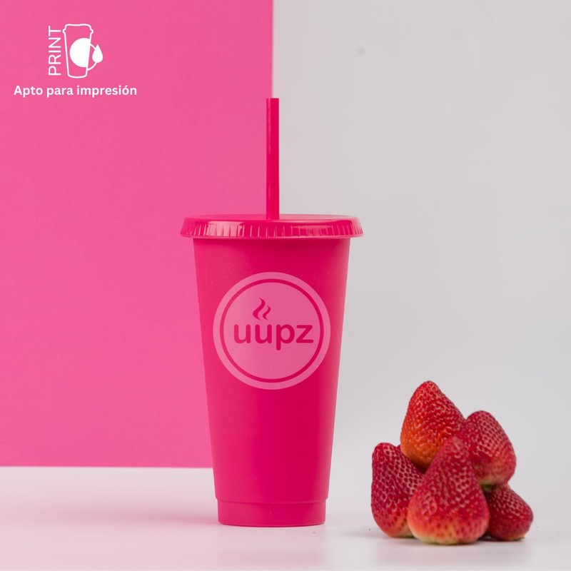 UUPZ Vasos de Plastico Reusable Set de 10, 20, 30,