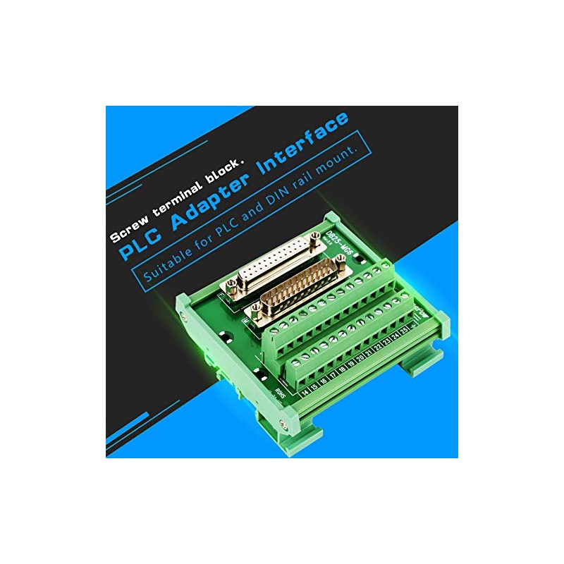 DB25 D-Sub Pin Header Female Header, PLC Breakout Card Board