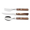 (Tramontana) Tramontana Walnut Polywood Steak 3-Piece Set / (트라몬타나)트라몬티나 월넛 폴리우드 스테이크 3종세트