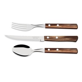 (Tramontana) Tramontana Walnut Polywood Steak 3-Piece Set / (트라몬타나)트라몬티나 월넛 폴리우드 스테이크 3종세트