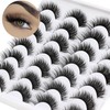 Losha Lashes Fluffy Cat Eye Lashes 14 Pairs 3D False