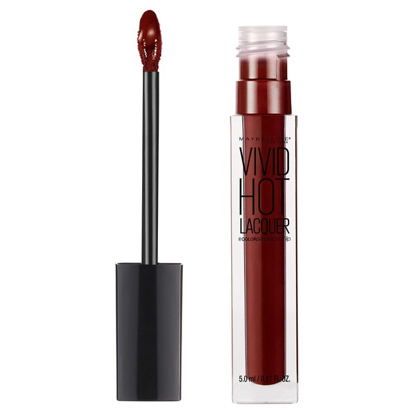 Maybelline New York Color Sensational Vivid Hot Lacquer Lip Gloss, Classic, 0.17 Fluid Ounce