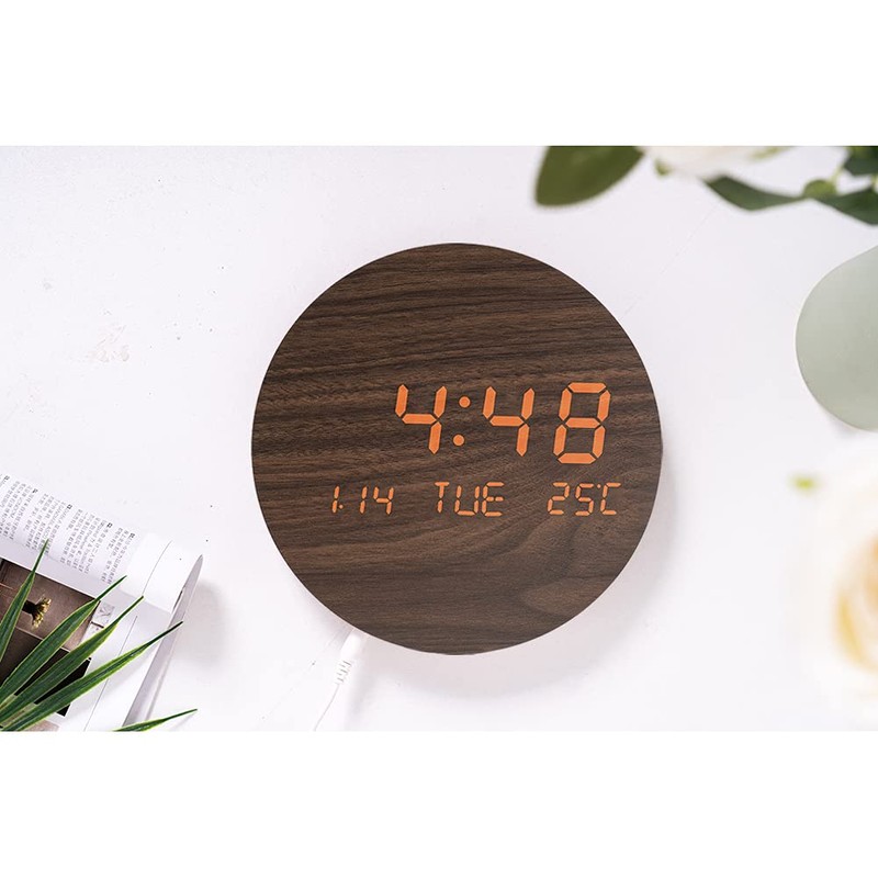 Stylish Clock, Nordic Style, Digital Electronic Clock, Automatic Light, Visible