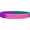 Pelea como una chica pulsera de silicona pulsera Pack de
