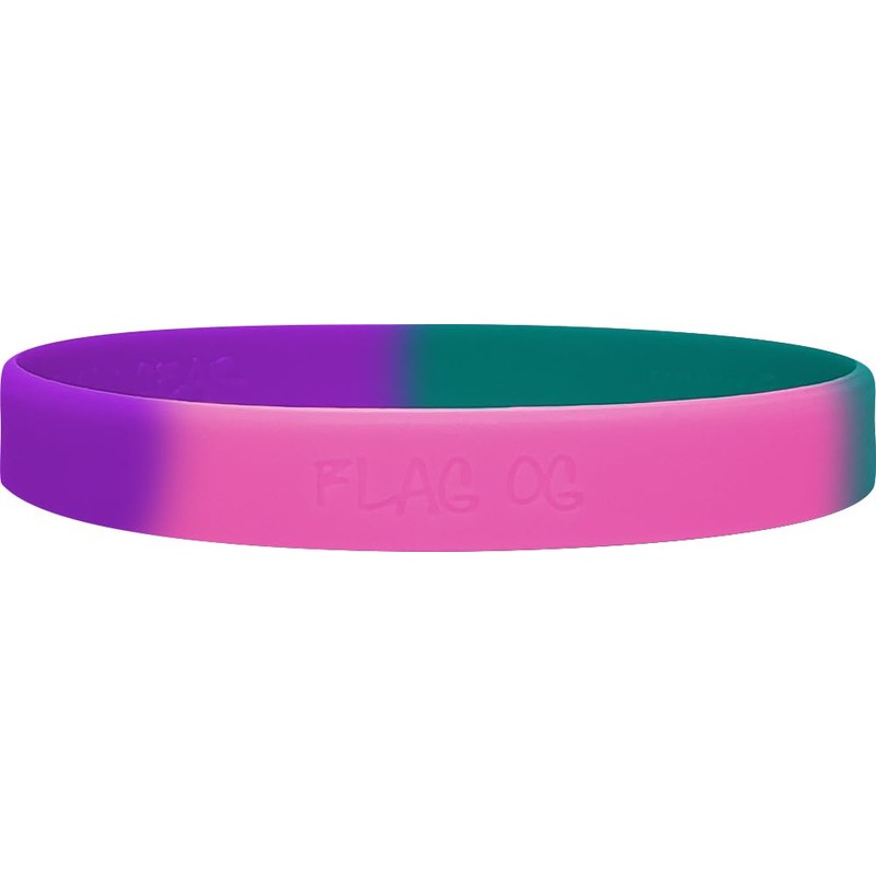 Pelea como una chica pulsera de silicona pulsera Pack de