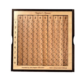 Creative Crafthouse Napiers Bones - Classic Math Calculator for Educators and Math Geeks