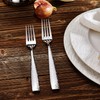 KEAWELL Premium 20/45/65 Piece Louis Hammered Silverware Set with Squared