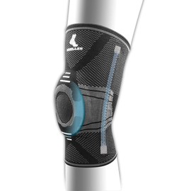 Mueller KS700 Omnifour Knee Stabilizer, L Size (Knee Circumference: 15.7 - 17.7 inches (40 - 45 cm), For Left and Right Use, Knee Supporter