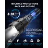 GEKIRO Super Bright Rechargeable Flashlights 2500000 High Lumens,Waterproof Tactical Powerful