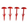 NsyStake 6 Pack Orange Survey Markers in Metals/Survey Stake/Property Marker/Ground