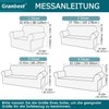 Granbest High Stretch Sofa Cover Modern Sofa Throw Jacquard Elastic