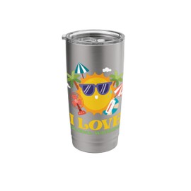 Funny I Love Global Warming | Sun Climate Change Stainless Steel Insulated Tumbler