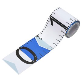 PATIKIL Fish Ruler 53" Fish Measuring Tape Waterproof Fishing Boat Kayak Workbench Blue