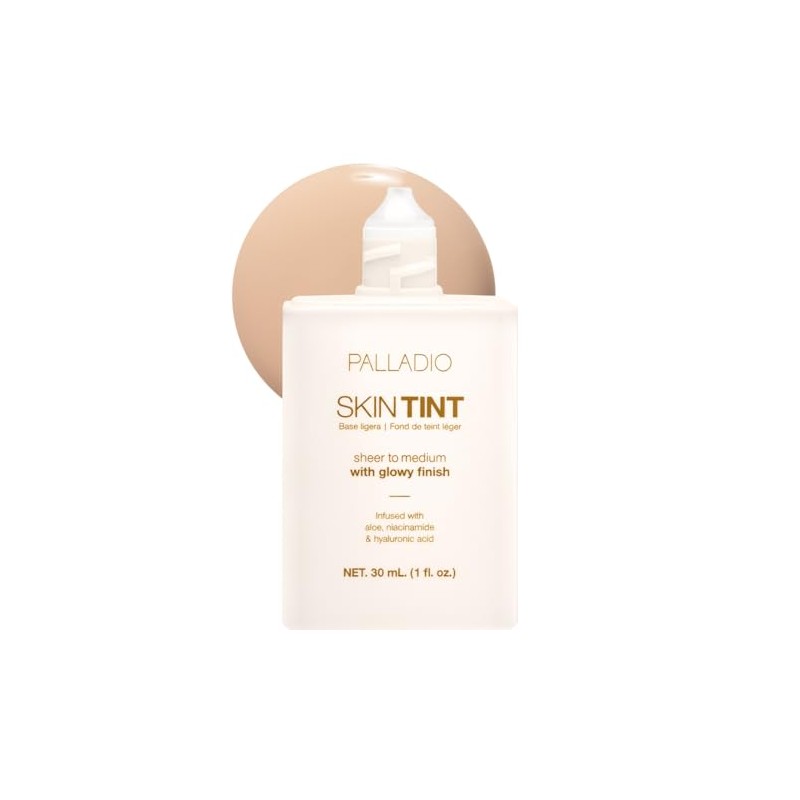 Palladio Skin Tint con Aloe, Niacinamida y Ácido Hialurónico -