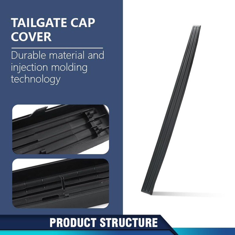 PIT66 Tailgate Molding Cap Protector Top Cover, Compatible with Ford