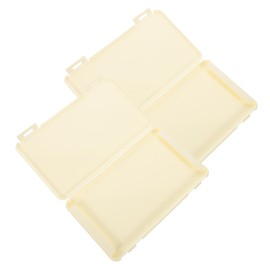 VILLFUL Eyelash Packaging Box 2pcs False Lash Organizer Collapsible Storage Box for Lash Travel Sturdy Pp Material