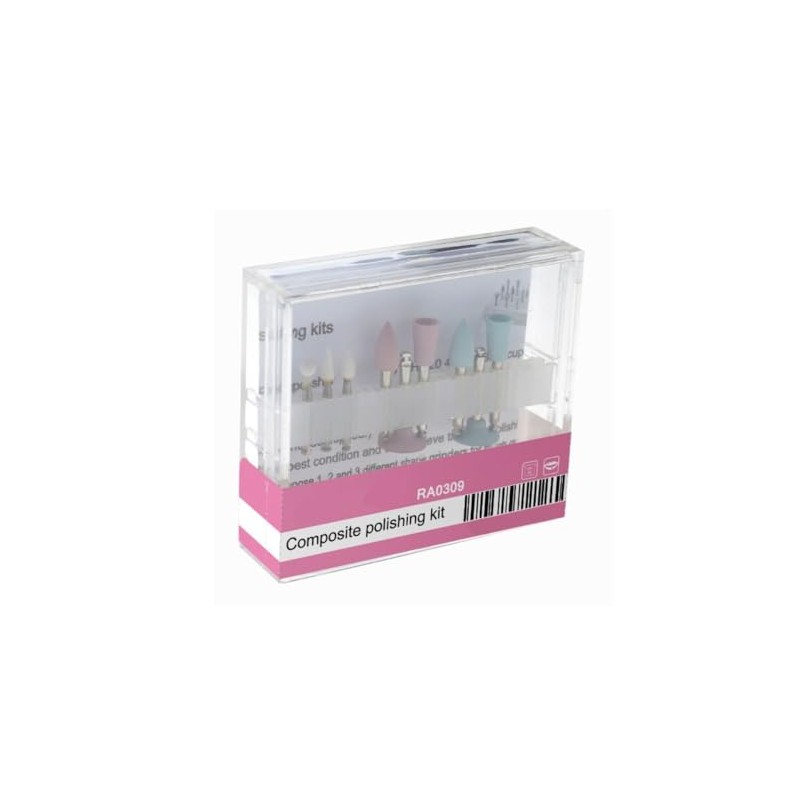 Kit de 9 pulidores de resina dental para devastar excesos