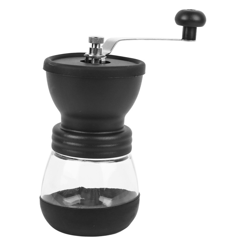 Manual Coffee Bean Grinder Portable Stainless Steel Silicone Easy to