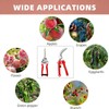 2 Pcs Garden Pruning Shears, Multifunctional Garden Scissors Set, 8"