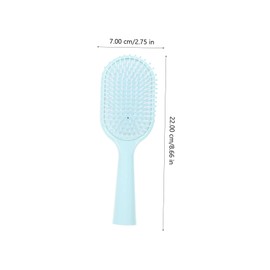 Minkissy Detangler Brush Set 2pcs Plastic Hairbrushes for Women Hair Straightening Combs for Scalp Massage