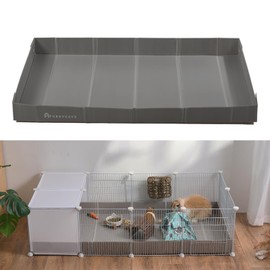 FURRYCAVE Corrugated Plastic Guinea Pig Cage Liner 55x28x3.9inch for 4x2 14inch Panels Grids Rabbit CNC Cage Liner
