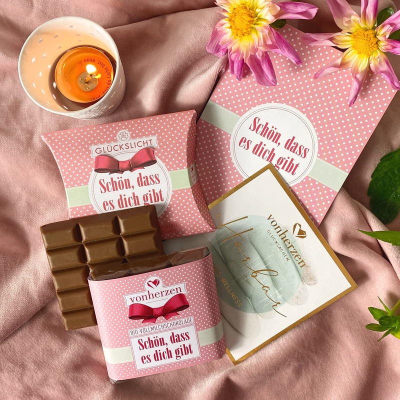 Vonherzen Lucky Light Gift Set Small Break/Dots/Schön, dass es Dich