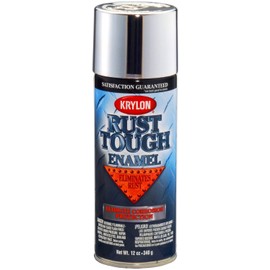 Krylon K09232007 'Rust Tough' Silver Metallic Rust Preventive Enamel - 12 oz. Aerosol