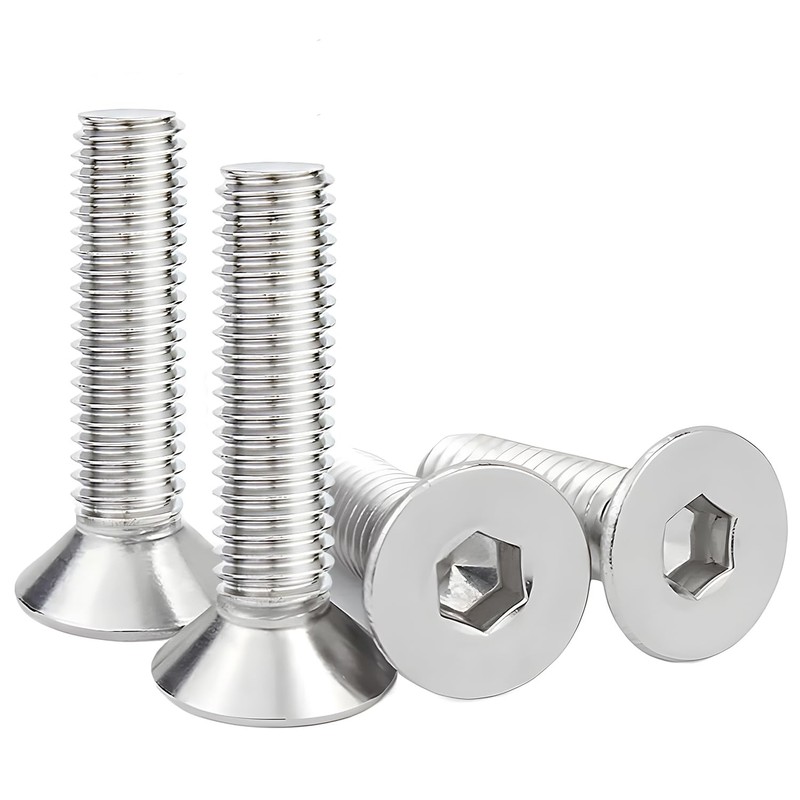M12 Screws,M12x50mm Flat Head Socket Cap Screws, M12-1.75x50mm Countersunk Head