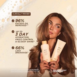 GISOU Honey Gloss Ceramide Therapy Hydrating Conditioner, Acondicionador Hidratante con Miel Fermentada, Proteína de Seda y Ácido Hialurónico, 200ml