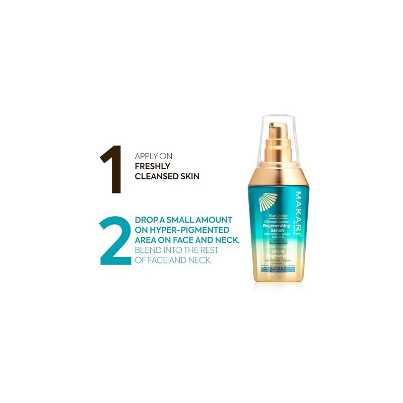 Blue Crystal Regenerating Serum by Makari for Women - 1.7