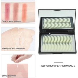 Healeved Cinta Para Párpados Con Espejo Pegatina Invisible Para Párpados Cinta De Doble Párpado Transpirable E Impermeable Para Maquillaje De Ojos Levantamiento Natural 48H 3.74X2.75X0.19In