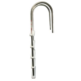Aqua Select Above Ground Stainless Steel In-Pool Swimming Pool Ladder w/ Steps