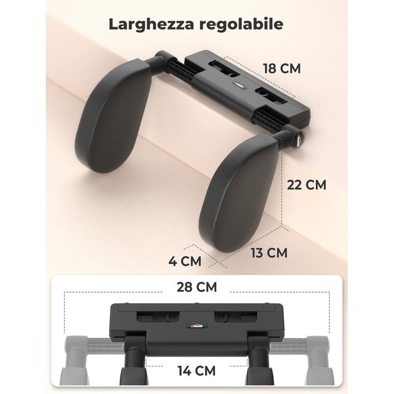 Oasser Car Neck Pillow Retractable Neck Support for Car Black