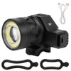 Bicycle Zoom Aluminium Alloy Headlight Detachable Bike Cycling Warning Light