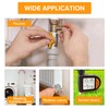 Lyeteung 6 pieces G1/8 brass cap, internal thread, brass pipe
