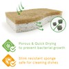 Kandid Eco-Friendly Biodegradable Sponge Set Of 12 Sponges | Coconut