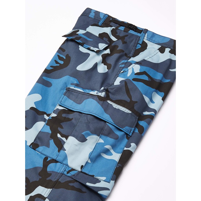 Rothco BDU Pant Sky Blue Camo, L Size