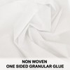 Fusible Interfacing Fabric White Non Woven One Sided Granular Glue