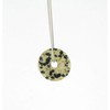 Dalmation Jasper Donut for Pendant (Small)