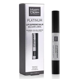 MartiDerm Platinum Lip Supreme Balm Balsamo Labial Voluminiza, rellena y redefine los labios. Proteoglicanos + Hialuronic+. Volumen, brillo y labios l