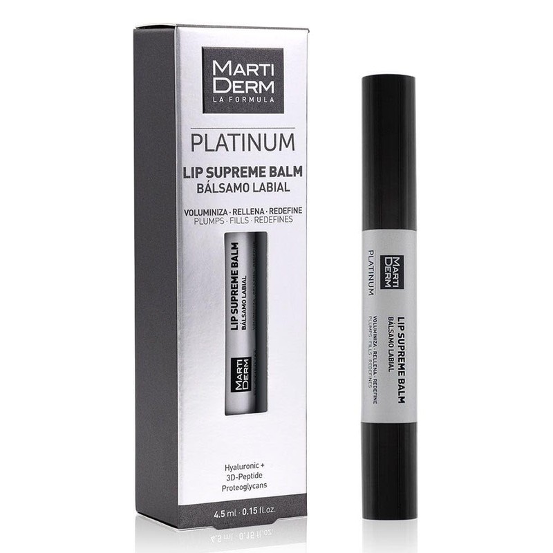 MartiDerm Platinum Lip Supreme Balm Balsamo Labial Voluminiza, rellena y